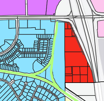 Zoning map of Jetta Point